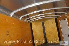 2012 H & H 12' Plus 4' V Tandem Axle Enclosed Trailer, Rear Ramp