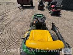 John Deere L120 With Bagger - Owner Stated "For Parts Or Repair,