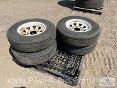 4x Power King Tow Max STRC 225/75R15 Trailer Tires, Owner Stated