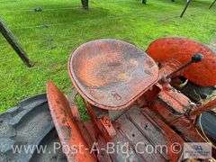 Farmall B Tractor, With Woods Belly Mower, Narrow Front, 1 Flat T
