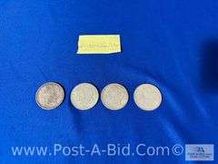 4x 1921 Silver Dollars.