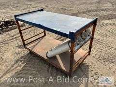 Heavy Duty Shop Cart-29" x 56" x 3' Tall.