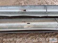 Approx. 9 Guardrail Sections, Approx. 26' Long Each.