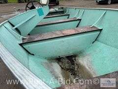 1978 Lund 14' Boat With Evinrude 35 HP Motor, 1978 Midi Trailer W