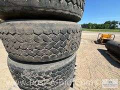 4x Dunlop SP231 385/65R22.5 Super Singles, Owner Stated "Good Tre