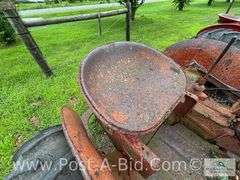 Farmall B Tractor, With Woods Belly Mower, Narrow Front, 2 Flat T