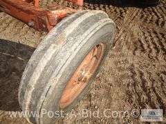Allis Chalmers D-17 Wide Front Gas Tractor, Cab Needs Glass, PTO,