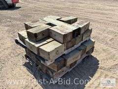 2 Pallets Of Small Guardrail Block.