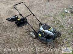 Yardman 173 cc Push Lawn Mower, With Kohler Motor And 2 Baggers,