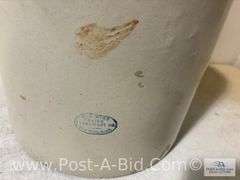 5 Gallon Red Wing Union Stoneware Crock Jug.