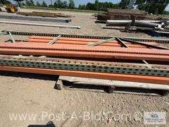 Misc. Pallet Racking With 7 Cross Beams And 1 Upright.