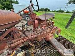 Farmall B Tractor, With Woods Belly Mower, Narrow Front, 2 Flat T