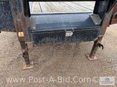 2016 Big Tex 25' Tandem Dual Wheeled Gooseneck Trailer, 20' Flat