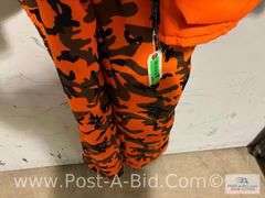 Orange Jacket Withi Insulated Pants, Jacket Size Large, Pants Sz