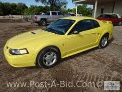 2003 Ford Mustang 2 Door Car With 109,443 Miles, V-6 Motor.