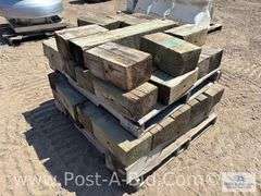 2 Pallets Of Small Guardrail Block.