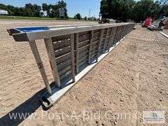 Aluminum Scaffold Plank, 24"L x 24"W x 6"H, Load Rating 700lbs.