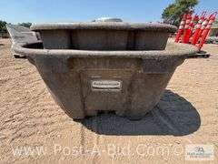 2-Rubbermaid Livestock Tanks: 100 Gallon And 70 Gallon.