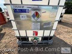 250 Gallon Poly Tank, "Food Grade, 1 Use"
