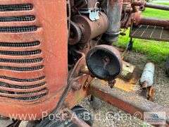 Farmall B Tractor, With Woods Belly Mower, Narrow Front, 2 Flat T