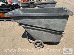 Rubbermaid 1006 HD Pump Cart 1/2 Cu. Yard Cap.