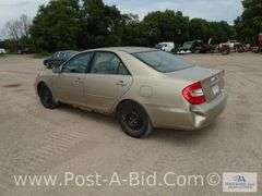 2002 Toyota Camry.....BIDDING DISABLED DUE TO TITLING PAPERWORK.