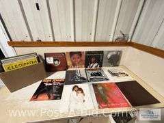 Variety Of Vinyl Records In Box.