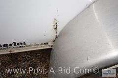 2012 H & H 12' Plus 4' V Tandem Axle Enclosed Trailer, Rear Ramp