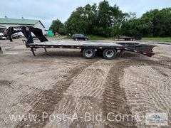 2016 Big Tex 25' Tandem Dual Wheeled Gooseneck Trailer, 20' Flat