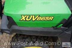 2020 John Deere Gator 4x4 XUV 865R Diesel Utility Vehicle With Ca