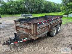 2004 PJ 14' Tandem Axle Dump Trailer, 2 5/16" Ball Hook Up, No Ba