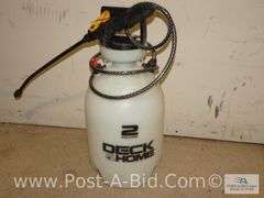2x 2 Gallon Sprayers And 2x Tires On Fixed Axles, 4.10/3.50-4 Loa