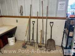 Large Lot Of Garden Tools