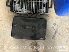 2x Kids Camp Chairs, Tripod Camp Stove And 5 Gallon Water Tank.