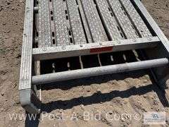 Aluminum Scaffold Plank, 24"L x 24"W x 6"H, Load Rating 700lbs.