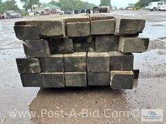 Pallet Of Approx. 20 Guardrail Timbers, Approx. 6' Long.