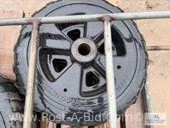 2-Otter Dock Wheels Approx. 2' Wide, And Large (Wide) Dock Ladder