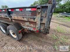 2004 PJ 14' Tandem Axle Dump Trailer, 2 5/16" Ball Hook Up, No Ba