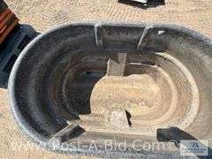 2-Rubbermiade Livestock Tanks; Each 100 Gallons.