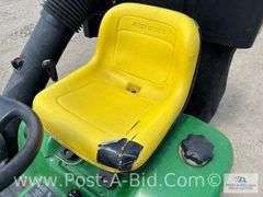 John Deere LX279 Hydrostatic Riding Lawn Mower With Twin Bag Bagg