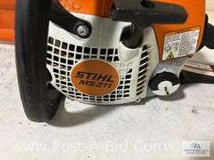 STIHL MS 211 Chainsaw 18" Bar, Owner Stated, "Runs Great. "
