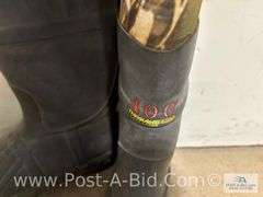 Camo Chest Waders By Mad Dog Gear.