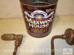Vintage Can With Spout, Stanley Planer And Vintage Tools.