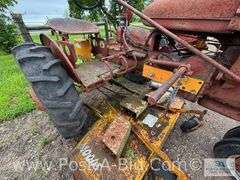 Farmall B Tractor, With Woods Belly Mower, Narrow Front, 2 Flat T