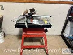Skil Table Saw 10" Model 3400 With Extra Blades.