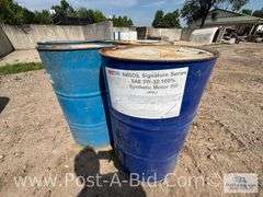 5-Steel 55 Galllon Barrels.