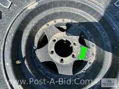 4-Firestone Radial 31 x 10.5 R15 LT Tires On 15" GM 6 Bolt Rims,