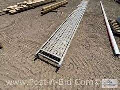 Aluminum Scaffold Plank, 24"L x 24"W x 6"H, Load Rating 700lbs.