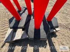 8-Safety Cones, Approx. 46" T.
