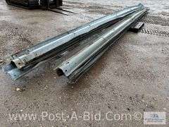 Approx. 9 Guardrail Sections, Approx. 26' Long Each.